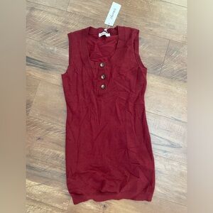 Women’s Sleeveless Sweater Top Sz Small NWT